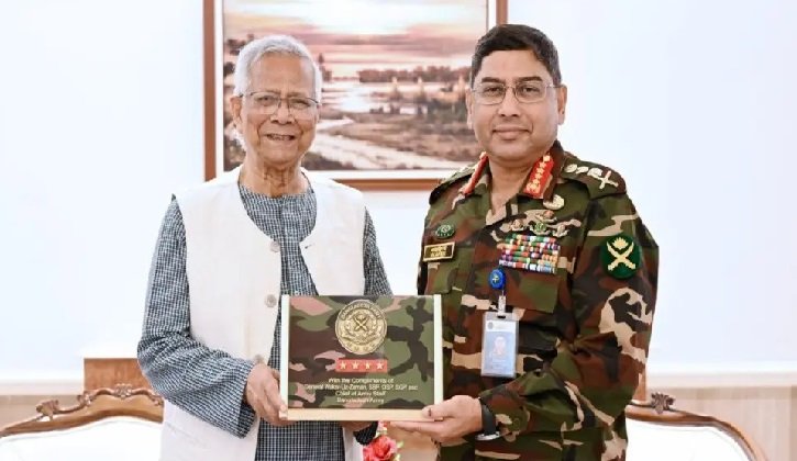 প্রধান উপদেষ্টা ও সেনাপ্রধানের বিদায়ি সাক্ষাৎ